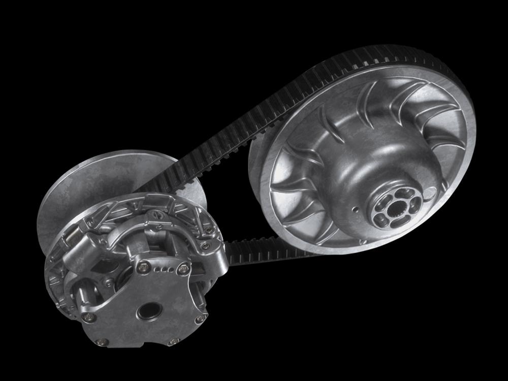 CVT Engine on Wildcat XX side by side