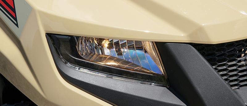 Headlights on a Prowler 500 side by side