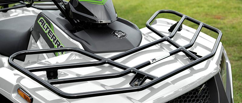 Front and Rear Steel Racks on an Alterra 450 ATV
