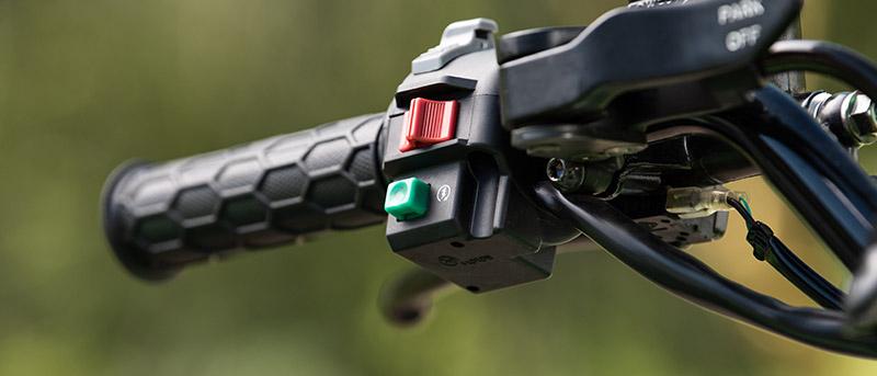 Electric Start with Kick-Start Backup on an Alterra 90 ATV