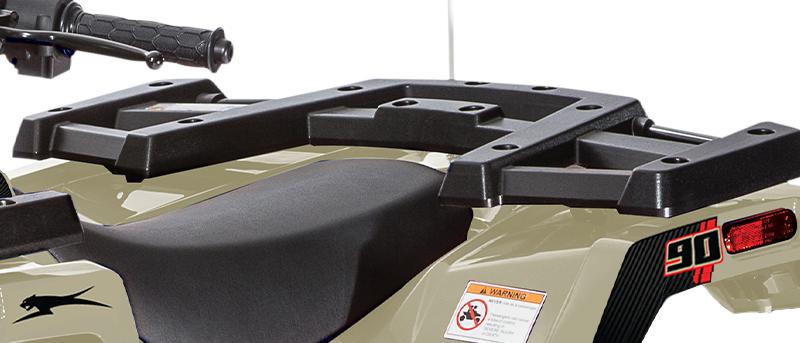 Racks on an Alterra 90 ATV