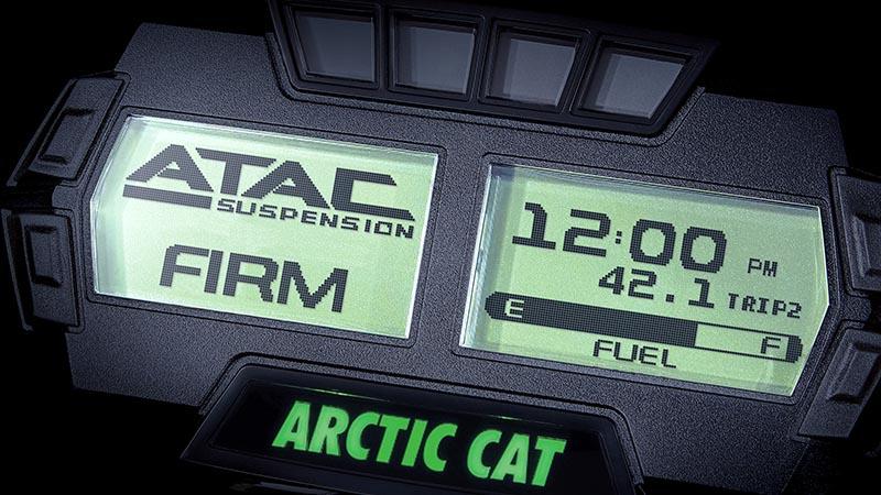 Affichage numérique de la technologie ATAC des motoneiges