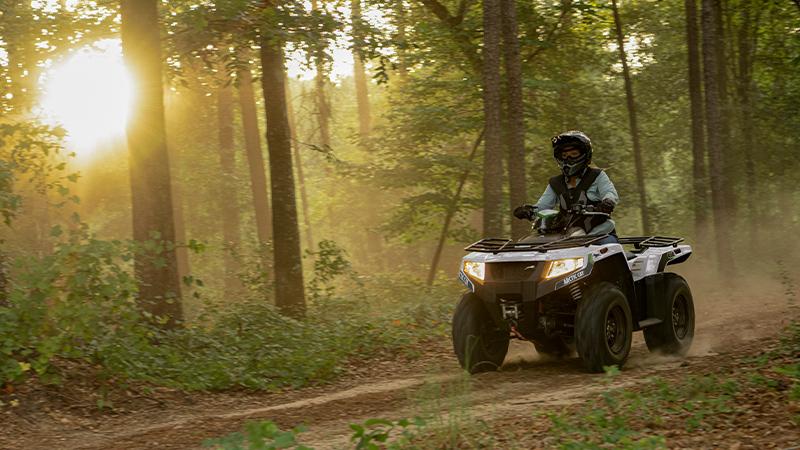 7-inch Suspension Travel on an Alterra 450 ATV