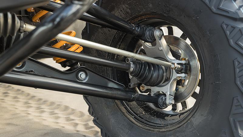 Suspension on a Wildcat XX side by side